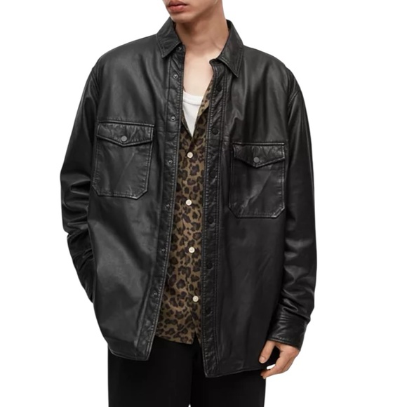 ALLSAINTS
Otaru Leather Shirt Jacket - Picture 1 of 10